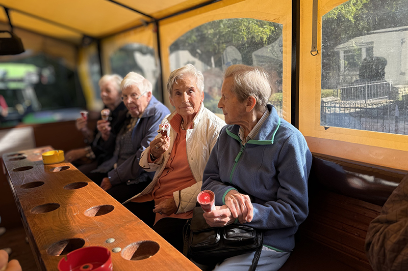Mit dem Planwagen unterwegs